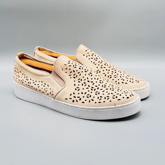 Vionic Shoes Women 8 Pink Sneakers Midi Perf Slip On Casual Perforated Slip On - Picture 2 of 13